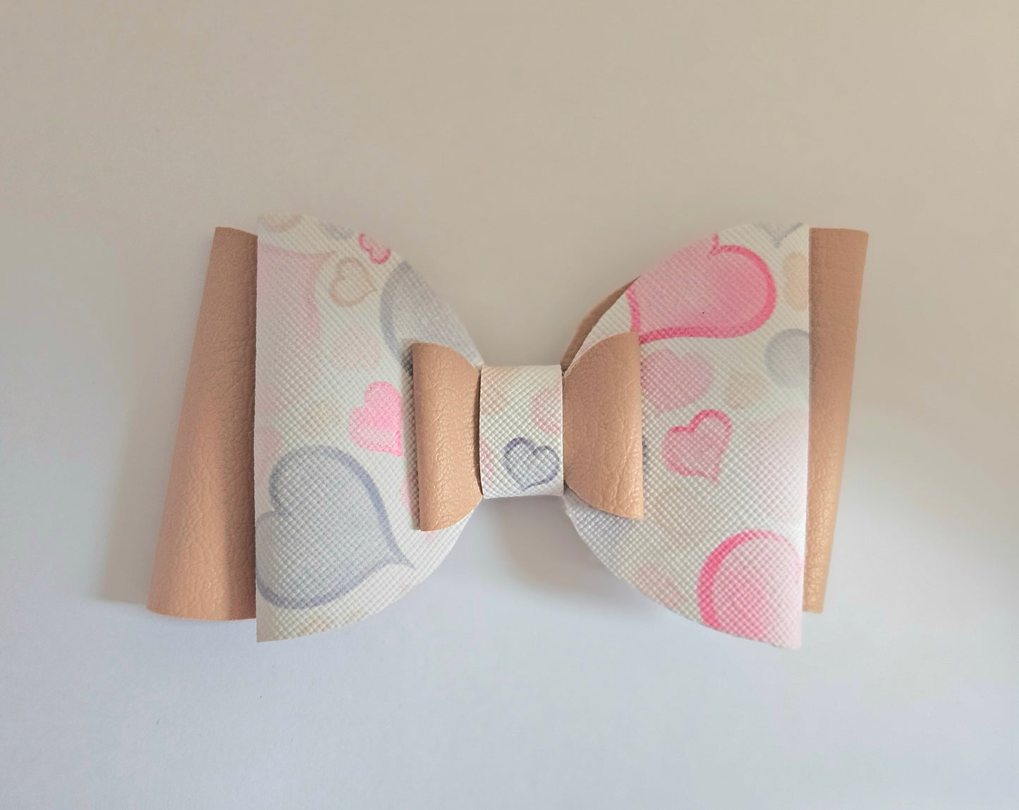 Large Pink Heart Hair Clip