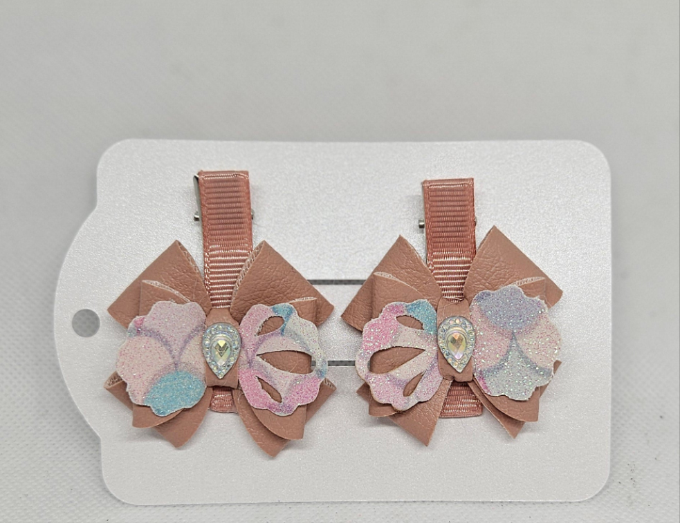 Pink Mermaid Hair Clips