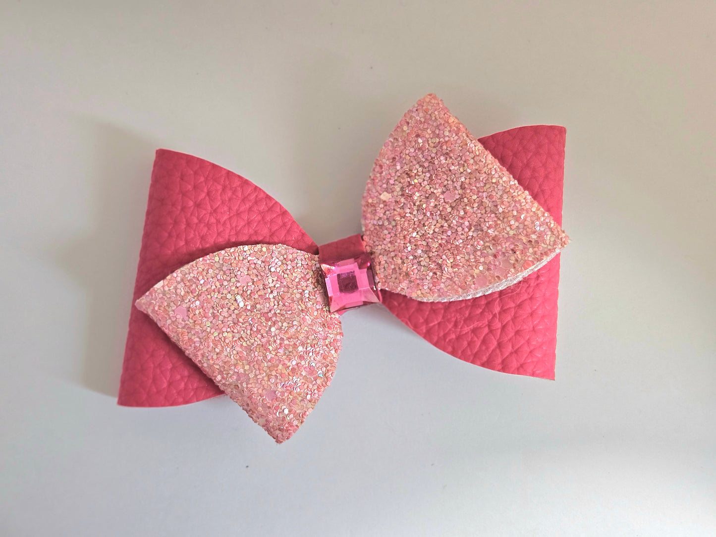 Large Pink Clitter Hair Clip