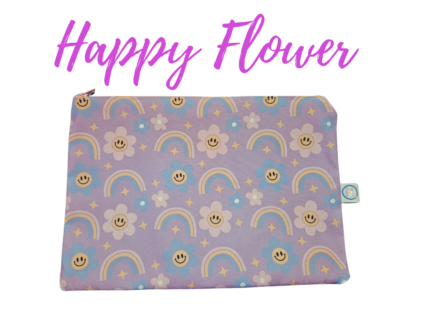 Happy Flower Zipper Bag