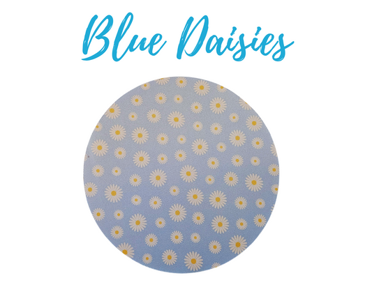 Blue Daisies Mouse Pad