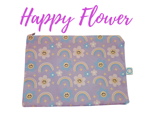 Happy Flower Zipper Bag